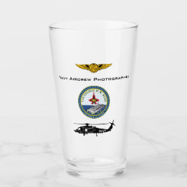 Navy Aircrew Fotograf USS G.H. Bush mit Helm Glas