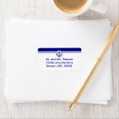 Navy Anchor Adressaufkleber (Insitu)