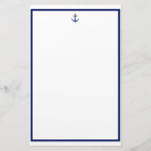 Navy Anchor Briefpapier (Vorderseite)