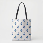 Navy Anchor Hund Tovel Bag Tasche (Vorderseite)