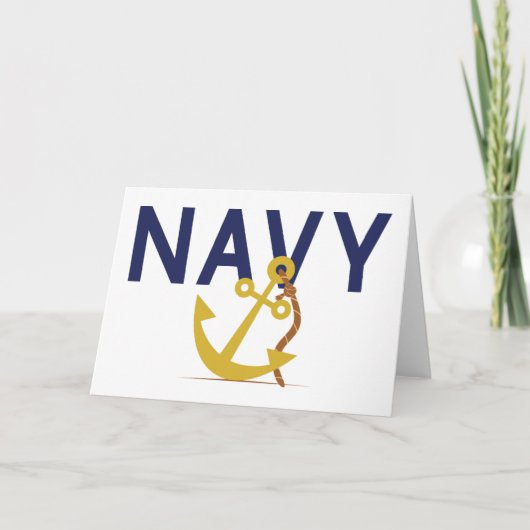 Navy Anchor Karte (Vorderseite)