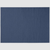 Navy and White Polka Dot Tissue Paper Seidenpapier (Vorderseite)
