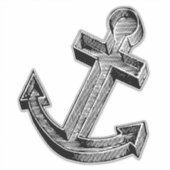 Navy-Anker Aufkleber (Vorderseite)