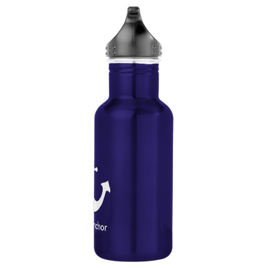 Navy-Anker Edelstahlflasche (Rechts)