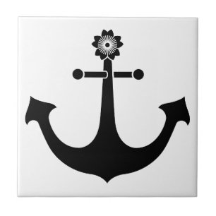 Navy-Anker Fliese