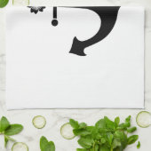 Navy-Anker Geschirrtuch (Gefaltet)