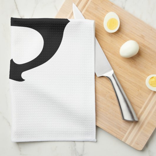 Navy-Anker Geschirrtuch (Viertel Falte)