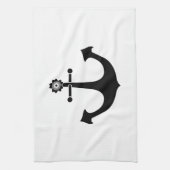 Navy-Anker Geschirrtuch (Vertikal)