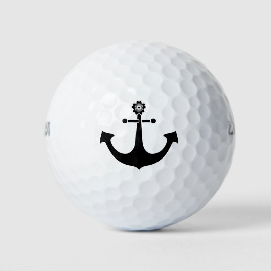 Navy-Anker Golfball (Vorderseite)