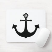 Navy-Anker Mousepad (Mit Mouse)