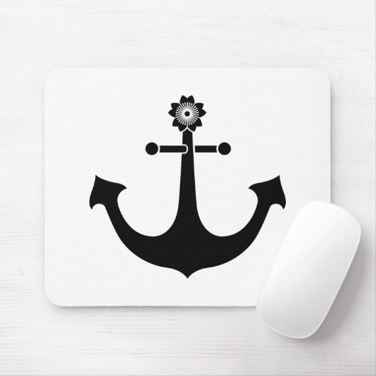 Navy-Anker Mousepad (Mit Mouse)