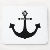 Navy-Anker Mousepad (Vorne)