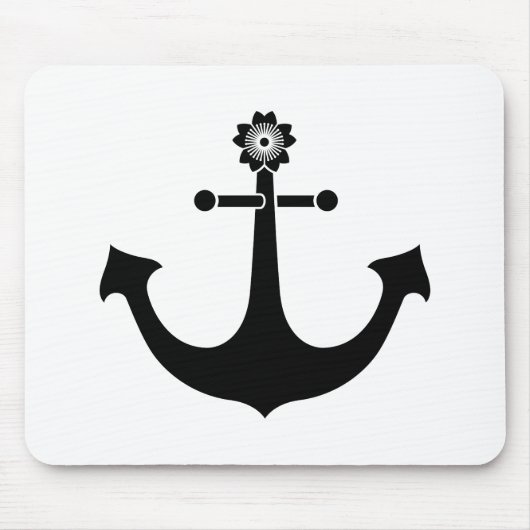 Navy-Anker Mousepad (Vorne)
