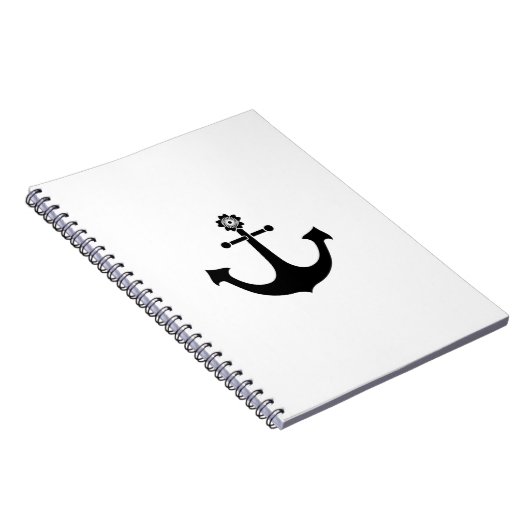 Navy-Anker Notizblock (Rechte Seite)