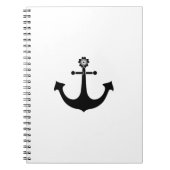 Navy-Anker Notizblock (Vorderseite)