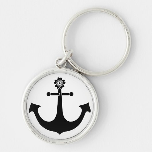 Navy-Anker Schlüsselanhänger (Vorne)