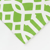 Navy & Apple Trellis | Fleece Blanket (Ecke)