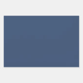 Navy Arabesque Design Geschenkpapier Set (Vorderseite 3)