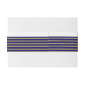 Navy Art Deco Posh Wedding Bly Band (Rückseitenbeispiel)