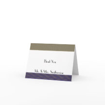 Navy Art Deco Posh Wedding Vielen Dank