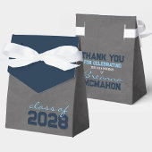 Navy & Baby Blue Chalkboard Abschluss Geschenkboxe Geschenkschachtel