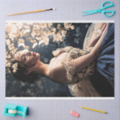 Navy & Beige, Ballerina Beauty & Floral Seidenpapier (Basteln)