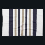 Navy / Beige / Weißbuch Streifen Geschirrtuch<br><div class="desc">2025</div>