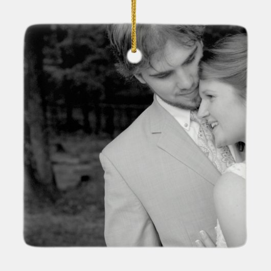 Navy & Berry Berry Elegant Damask Peacock Wedding Keramikornament (Rückseite)