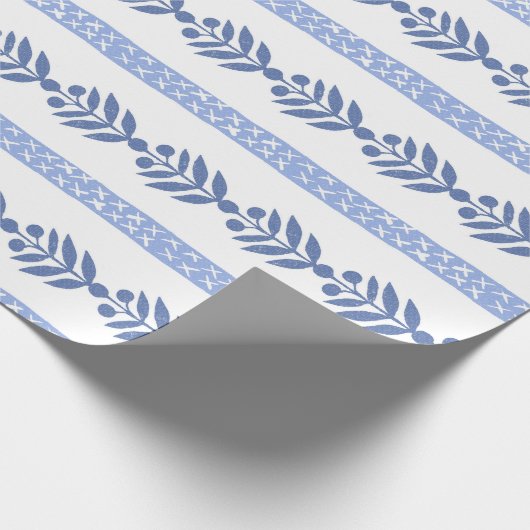 Navy Berryvines Geschenkpapier (Ecke)