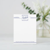 Navy Beruflich | vom Schreibtisch der Karte (Stehend Vorderseite)