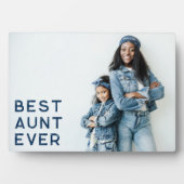 Navy Best Tante Ever Foto Fotoplatte (Vorderseite)