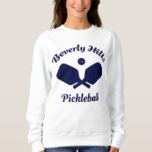 Navy Beverly Hills Pickleball Sweatshirt (Vorderseite)