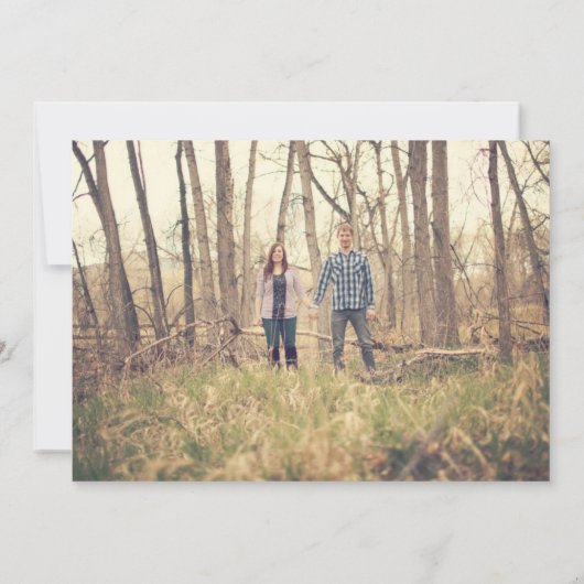 Navy Bicycle Design Foto Save the Date lädt ein (Rückseite)