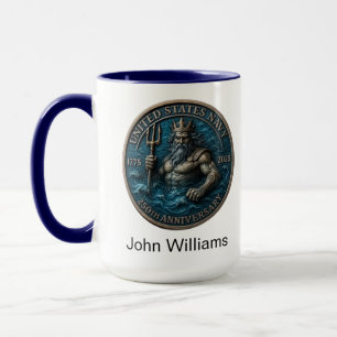 Navy Birthday Neptune Tasse
