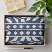 Navy Blau Bone Inlay Decoupage Papier (Geschenk)