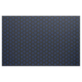 Navy Blau Damast auf Schwarz Stoff (Fat Quarter (45,7 x 55,9 cm))