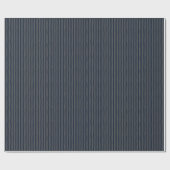 Navy Blau & Dunkelgraue unregelmäßige Streifen Geschenkpapier (Flach)
