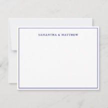 Navy Blau Einfache Retro Vintage-Typografie