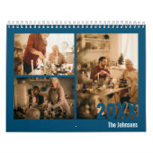 Navy Blau Erstellen Sie Ihren eigenen Foto-Kalende Kalender (Titelbild)