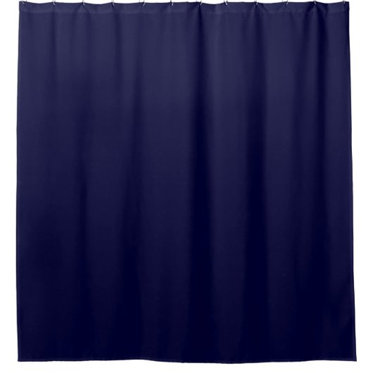 Navy Blau Farbe Duschvorhang (Vorderseite)
