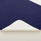 Navy Blau Farbe Sherpadecke (3/4)