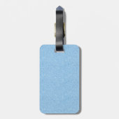 Navy + Blau Faux Glitter Junggesellinnenabschied Gepäckanhänger (Rückseite vertikal)