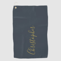 Navy Blau Gold Elegantes Benutzername Minimalistis