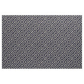 Navy Blau griechischer Schlüssel große Größe Stoff (Yard (91,4 cm))