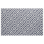 Navy Blau griechischer Schlüssel große Größe Stoff (Fat Quarter (45,7 x 55,9 cm))