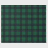 Navy Blau Grüne Ralph L Weihnachtspapier Geschenkpapier (Flach)