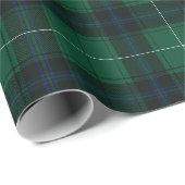 Navy Blau Grüne Ralph L Weihnachtspapier Geschenkpapier (Rolleneckpunkt)