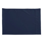Navy Blau Kissenbezug (Rückseite-Rechts)