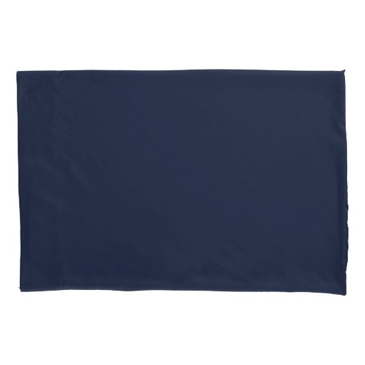 Navy Blau Kissenbezug (Vorderseite-Links)