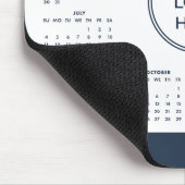 Navy Blau Logo 2027 Kalender Mauspad (Ecke)
